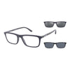 Emporio Armani EA4160 5088/1W Men's Clip-On Frames