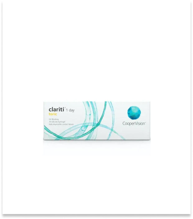 Cooper vision Clariti 1 Day Toric 30pack Contact Lenses - Free Delivery Get in 4hrs - 24hrs