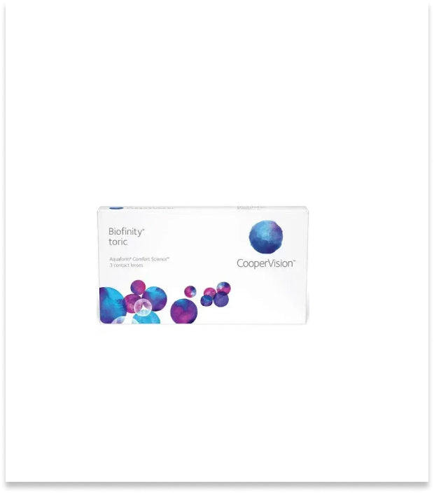 Biofinity Toric Monthly Contact Lens 3pcs Pack - Free Delivery Get in 4hrs - 24hrs