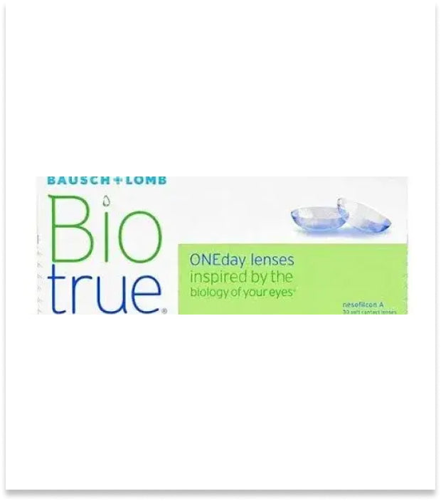 BIOTRUE DAILY 30's Pack Daily Contact Lenses - Free Delivery Get in 4hrs - 24hrs