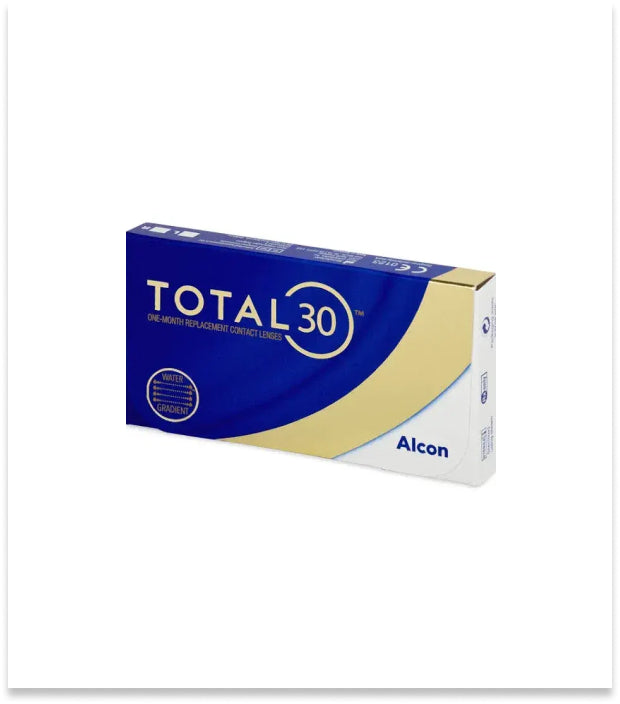 TOTAL 30 Monthly Contact Lenses 6pack - Free Delivery Get in 4hrs - 48hrs