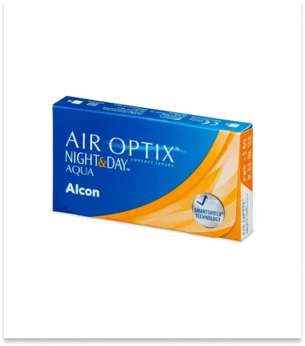 Air Optix Night and Day Aqua Monthly 3pcs Pack - Free Delivery Get in 4hrs - 24hrs