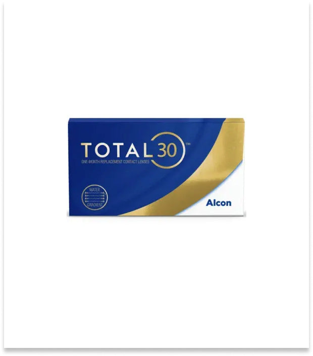 TOTAL 30 Monthly Contact Lenses 6pack - Free Delivery Get in 4hrs - 48hrs