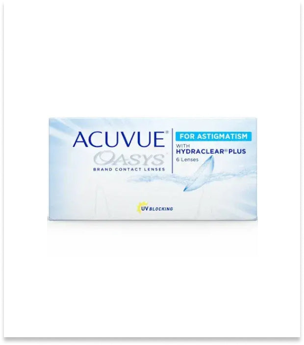 Acuvue Oasys Astigmatism With Hydraclear Plus Biweekly Contact Lenses Pack of 6's - Free Delivery 4hrs-48hrs