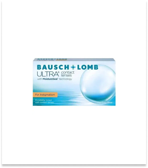 Bausch + Lomb Ultra Toric / Astigmatism Monthly Contact Lenses 6pcs pack - Free Delivery