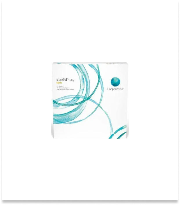 Cooper vision Clariti 1 Day Toric 90pack Contact Lenses - Free Delivery Get in 4hrs - 24hrs