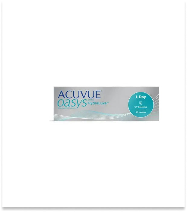 ACUVUE OASYS 1-Day With HydraLuxe Technology 30's Contact Lenses - Free Delivery 4hrs - 48hrs