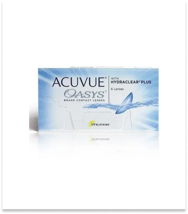 Acuvue Oasys With Hydraclear Plus Biweekly Contact Lenses Pack of 6's - Free Delivery Get in 4hrs -24hrs