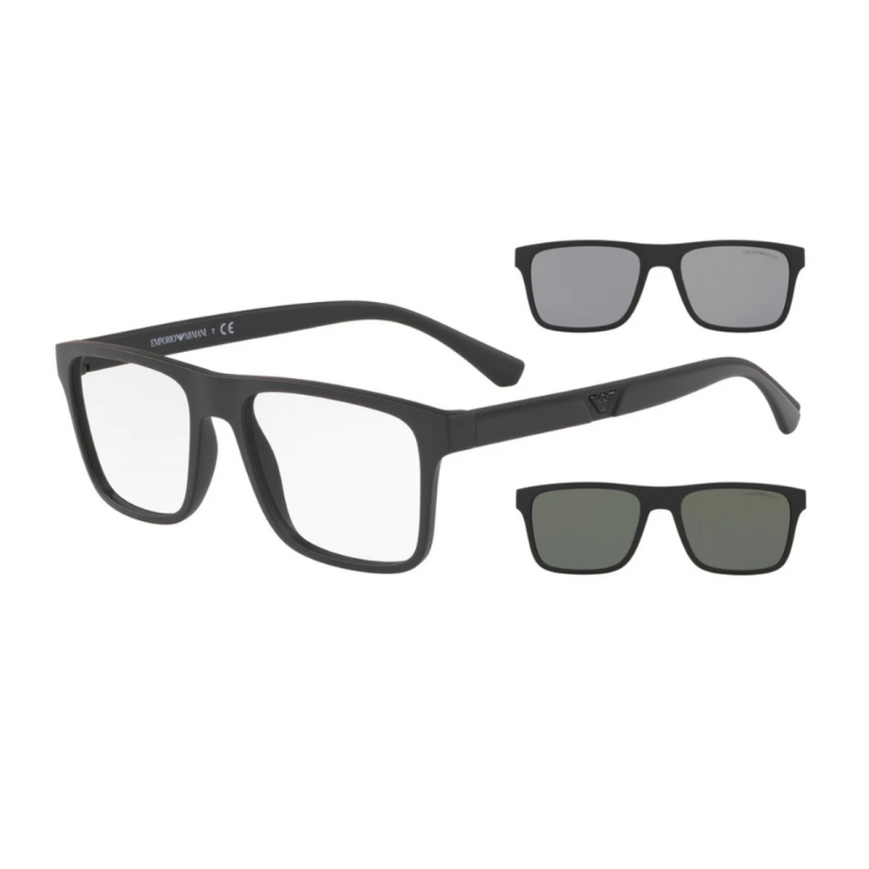 Emporio Armani EA4115 5801/1W 52 Unisex Clip-On Frames